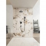 Душевая система Splenka S222.27.06, черная, встраиваемая