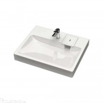 Раковина над стиральной машиной Maretti Katrina 59,5х49 белая KA13SM78-844