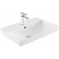 Раковина Aquanet Flash Mini 60 встраиваемая сверху белая 00342053