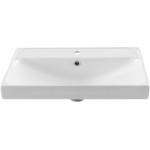 Раковина Aquanet Flash Mini 60 встраиваемая сверху белая 00342053