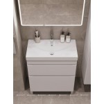 Тумба под умывальник Aquanet Слим 60 напольная белый сатин 00346042