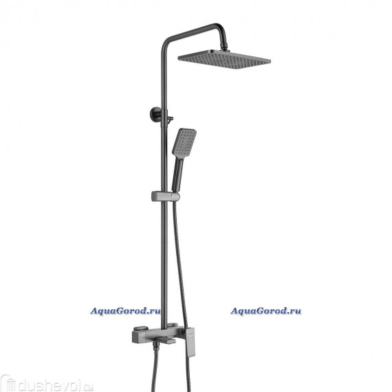 Душевая стойка Shevanik вороненая сталь матовый S8936T