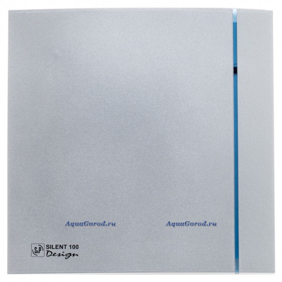 Вентилятор Soler & Palau SILENT-100 CZ SILVER DESIGN вытяжной серебряный 03-0103-120