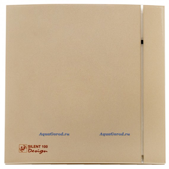 Вентилятор Soler & Palau SILENT-100 CZ CHAMPAGNE DESIGN 4C вытяжной шампань 03-0103-135