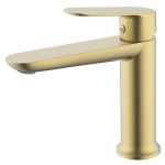 Cмеситель для раковины Azario Alanti золото матовое AZ-K1032MG Cмеситель для раковины Azario Alanti золото матовое AZ-K1032MG