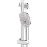 Душевая система Azario Alanti с квадратным тропическим душем сатин AZ-K2332-1BN Душевая система Azario Alanti с квадратным тропическим душем сатин AZ-K2332-1BN