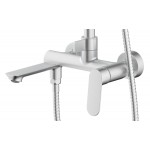 Душевая система Azario Alanti с квадратным тропическим душем сатин AZ-K2332-1BN Душевая система Azario Alanti с квадратным тропическим душем сатин AZ-K2332-1BN