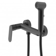 Гигиенический душ Azario Alanti со смесителем однорычажный шланг 150 черный матовый AZ-K2532B Гигиенический душ Azario Alanti со смесителем однорычажный шланг 150 черный матовый AZ-K2532B