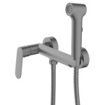 Гигиенический душ Azario Alanti со смесителем однорычажный шланг 150 графит AZ-K2532GR Гигиенический душ Azario Alanti со смесителем однорычажный шланг 150 графит AZ-K2532GR