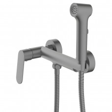 Гигиенический душ Azario Alanti со смесителем однорычажный шланг 150 графит AZ-K2532GR Гигиенический душ Azario Alanti со смесителем однорычажный шланг 150 графит AZ-K2532GR
