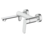 Cмеситель для ванны Azario Alanti с ручным душем керамический картридж сатин AZ-K3032BN Cмеситель для ванны Azario Alanti с ручным душем керамический картридж сатин AZ-K3032BN