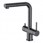 Смеситель для кухни Gappo со встроенным краном под питьевую воду оружейная сталь G97 G4397-79 Смеситель для кухни Gappo со встроенным краном под питьевую воду оружейная сталь G97 G4397-79