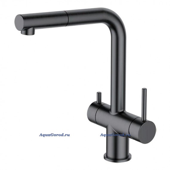 Смеситель для кухни Gappo со встроенным краном под питьевую воду оружейная сталь G97 G4397-79 Смеситель для кухни Gappo со встроенным краном под питьевую воду оружейная сталь G97 G4397-79
