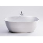 Ванна Astra-form Атрия Solid surface 1700х750 с интегрированным переливом белая матовая 39199