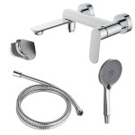 Cмеситель для ванны Azario Alanti с ручным душем хром AZ-K3032 Cмеситель для ванны Azario Alanti с ручным душем хром AZ-K3032