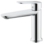 Cмеситель для раковины Azario Alanti керамический картридж хром AZ-K1032 Cмеситель для раковины Azario Alanti керамический картридж хром AZ-K1032