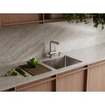 Смеситель для кухни Omoikiri Tanigawa-SB-C с выдвижным шлангом латунь хром 4994456