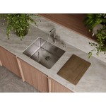 Смеситель для кухни Omoikiri Tanigawa-SB-C с выдвижным шлангом латунь хром 4994456