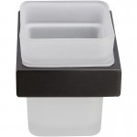 Стакан для ванной Cezares Slider TUMS-GM настенный стекло вороненая сталь SLIDER-TUMS-GM Стакан для ванной Cezares Slider TUMS-GM настенный стекло вороненая сталь SLIDER-TUMS-GM