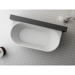 Ванна акриловая Vincea 170х80 овальная белая VBT-621