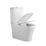 Унитаз-компакт Grossman Торнадо безободковый с сиденьем дюропласт микролифт GR-4485SQ