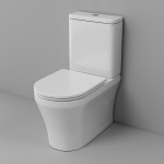 Унитаз-компакт Grossman Торнадо безободковый с сиденьем дюропласт микролифт GR-4485SQ