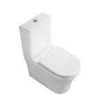 Унитаз-компакт Grossman Торнадо безободковый с сиденьем дюропласт микролифт GR-4485SQ