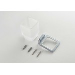 Стакан для ванной AQUATEK Либра стеклянный настенный хром AQ4304CR Стакан для ванной AQUATEK Либра стеклянный настенный хром AQ4304CR