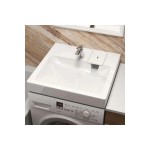Раковина над стиральной машиной Reflexion Kappa 60 глянцевая белая прямоугольная с комплектом кронштейнов RX6060KA