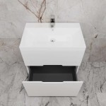 Тумба под умывальник Style Line Матис 70 напольная белая матовая ЛС-00002442