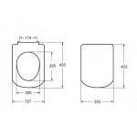 Сиденье для унитаза Roca The Gap быстросъемное дюропласт микролифт белое ZRU9307682