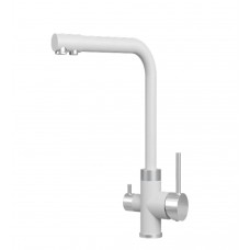 Смеситель для кухни белый GRANULA 5015, АРКТИК Смеситель для кухни белый GRANULA 5015, АРКТИК