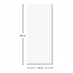 Шторка на ванну Reflexion 60х140 профиль хром стекло прозрачное RX14060CСR-08