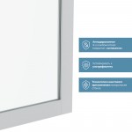 Шторка на ванну Reflexion 60х140 профиль хром стекло прозрачное RX14060CСR-08