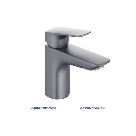 Cмеситель для раковины AQUATEK Вега 97 без донного клапана оружейная сталь AQ1010BGM