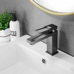 Смеситель для раковины Shevanik оружейная сталь S6801T