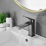 Смеситель для раковины Shevanik оружейная сталь S6801T