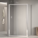Душевой уголок RGW Passage PA-14+70 см, (108-112)x70x195 профиль хром, стекло прозрачное 410874117-11