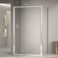 Душевой уголок RGW Passage PA-14+70 см, (108-112)x70x195 профиль хром, стекло прозрачное 410874117-11