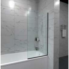 Шторка на ванну Triton Статик Блэк 60х140 профиль матовый черный