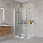 Душевая перегородка BelBagno Kraft 100х195 прозрачное стекло профиль хром KRAFT-L-1-100-C-Cr