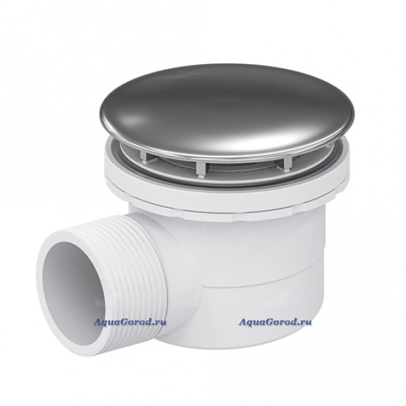 Сифон для поддона RGW Velplex QYD-06 хром 60 мм, с сухим затвором Сифон для поддона RGW Velplex QYD-06 хром 60 мм, с сухим затвором