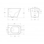 Унитаз подвесной BelBagno Albano BB120CH Унитаз подвесной BelBagno Albano BB120CH