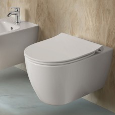 Унитаз подвесной Ideal Standard I.life O 35x53см, безободковый, смыв HydroTwist, крепление EasyFix+, белый