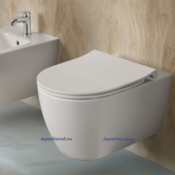 Унитаз подвесной Ideal Standard I.life O 35x53см, безободковый, смыв HydroTwist, крепление EasyFix+, белый Унитаз подвесной Ideal Standard I.life O 35x53см, безободковый, смыв HydroTwist, крепление EasyFix+, белый