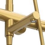 Душевая система Cezares Relax RELAX-CVD-BORO со смесителем и изливом, брашированное золото