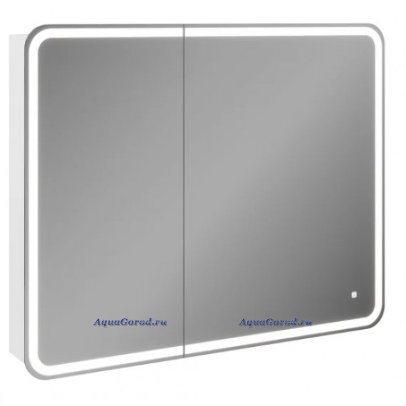 Зеркало-шкаф Stworki Ольборг МВК080 100 с подсветкой, прямоугольный, с розеткой МВК080 Зеркало-шкаф Stworki Ольборг МВК080 100 с подсветкой, прямоугольный, с розеткой МВК080