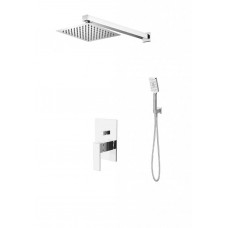 Встраиваемый душевой набор Belbagno ROMANO с верхним и ручным душем ROM-DSET-CRM