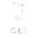 Встраиваемый душевой набор Belbagno ROMANO с верхним и ручным душем ROM-DSET-CRM Встраиваемый душевой набор Belbagno ROMANO с верхним и ручным душем ROM-DSET-CRM