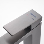 Смеситель для раковины Shevanik оружейная сталь S9601T